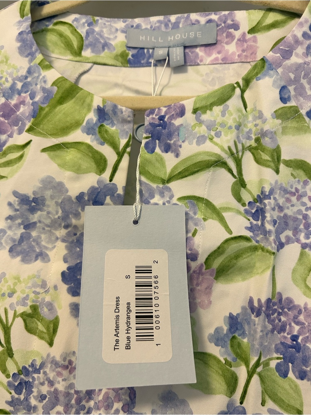 Hill House Home Artemis Shift Dress in Blue Hydrangea NTW Size Small - Picture 6 of 6